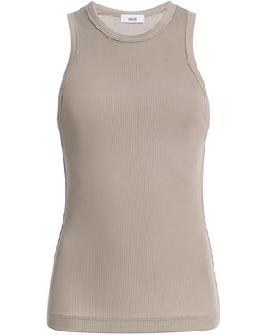 Agolde Andre Knit Tank Top - Brown
