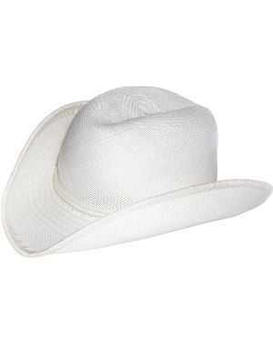 Mains de Vapeur Mini Cowboy Hat - White