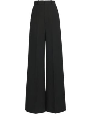 Del Core Wide Leg Trousers - Black