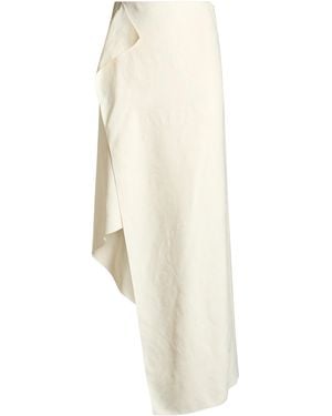 Etro Crepe Sarong Maxi Skirt - White