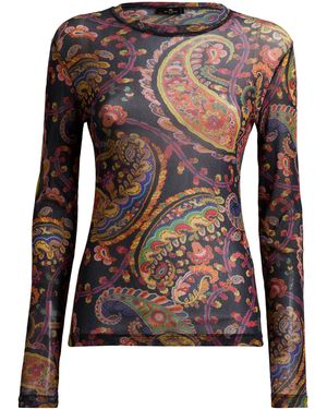 Etro Paisley Top - Black