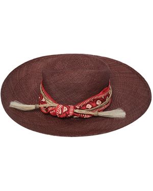 Johanna Ortiz Alma Solar Hat - Red