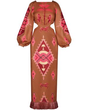 Johanna Ortiz Beautiful Horizon Dress - Red