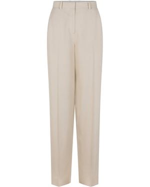 Heirlome Carolyn Twill Tapered Pants - White