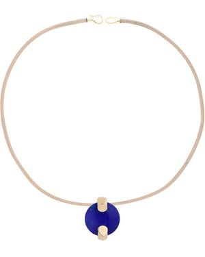 Tabayer 18K Signet Cord Choker - Blue