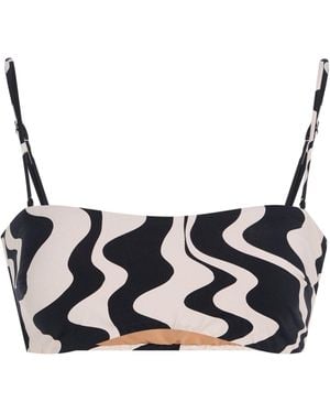 Oas Nero Verve Baia Knit Bikini Top - Black