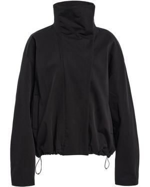 Ashlyn Dana Cotton Jacket - Black