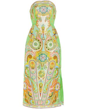 ALÉMAIS Pinball Bodice Dress - Yellow