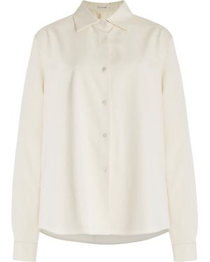 The Row Maigrette Silk Shirt - White