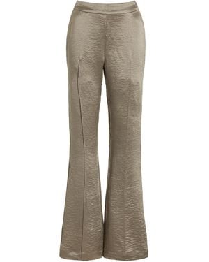 USISI SISTER Georgia Satin Pants - Natural