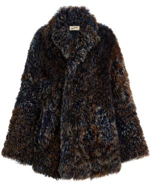 Sanderlak Shearling Coat - Black
