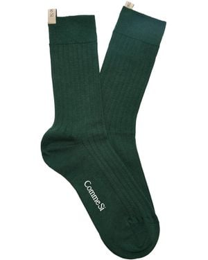 Comme Si The Yves Cotton Sock - Green