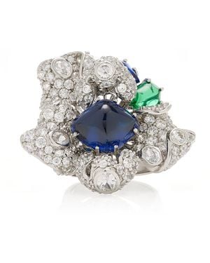 Anabela Chan 18K Multi-Stone Ring - Blue