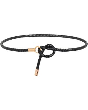 Gabriela Hearst Rope Belt - Black