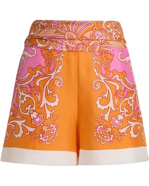 Etro Printed Shorts - Orange