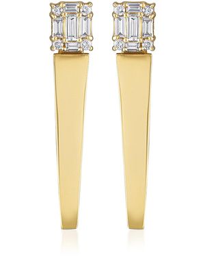 Mindi Mond New York Clarity 18K Diamond Earrings - White