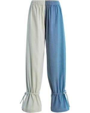Marrakshi Life The Parachute Cotton Trousers - Blue