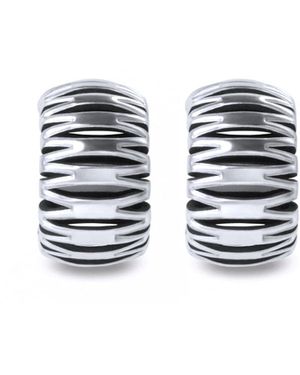 SO-LE STUDIO Caterpillar Earrings - Blue