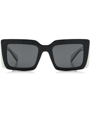 Prada Square-Frame Acetate Sunglasses - Black