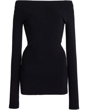 Stella McCartney Compact Knit Off-The-Shoulder Top - Black