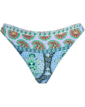BOTEH Onda Andri Low-Rise Bikini Bottoms - Blue