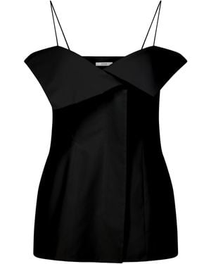 FFORME Eilwen Cotton-Silk Top - Blue