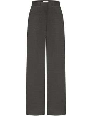 DI STAVNITSER Brera Wool Trousers - Grey