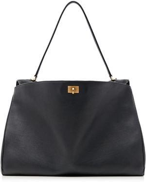 Balenciaga Rodeo Large Handbag in Black | Lyst Balenciaga Rodeo Large Handbag in Black | Lyst