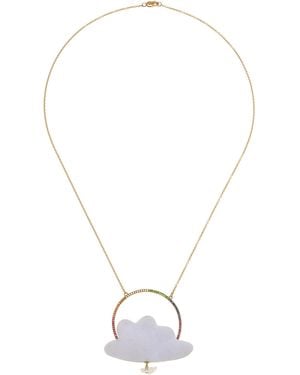 Annette Ferdinandsen Daydreamer Cloud 18K Multi-Stone Necklace - Blue