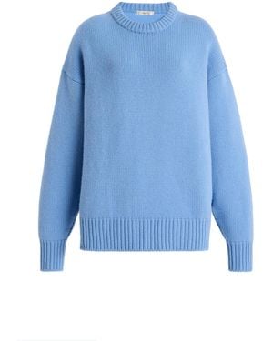 AMIYA Ursa Relaxed Cashmere Jumper - Blue
