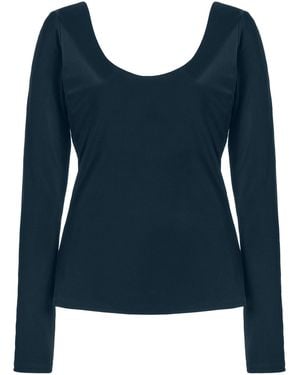 Kallmeyer Riva Liquid Jersey Long Sleeve Top - Blue