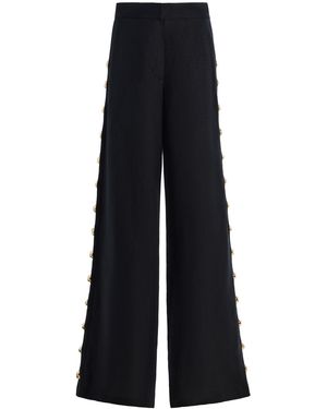 Jonathan Simkhai Cayman Wide Leg Pants - Black