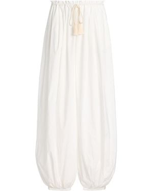 THE GARMENT Bazaar Wide-Leg Cotton Trousers - White