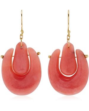 Ten Thousand Things O'Keefe 18K Opal Earrings - Red