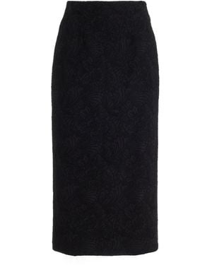 Mara Hoffman Maeve Organic Cotton Jacquard Midi Skirt - Black