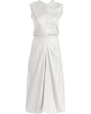 Proenza Schouler Gretta Crepe Midi Dress - White