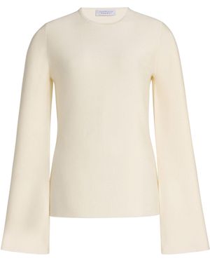 Gabriela Hearst Mason Wool-Cashmere Top - Natural