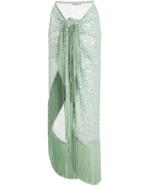 Jonathan Simkhai Thyri Embellished Knit Pareo - Green