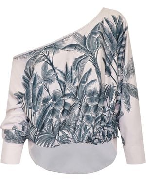 ANDRES OTALORA Mioh Printed Crepe De Chine Blouse - Multicolour
