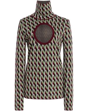 Zankov Georgina Cutout Merino Wool Top - Black
