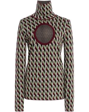 Zankov Georgina Cutout Merino Wool Top - Black