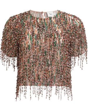 Aje. Radieux Embellished Top - White