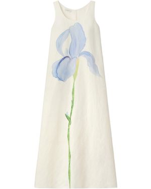 Lafayette 148 New York Scoop Neck Tank Dress - White