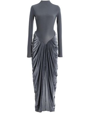 Maygel Coronel Borelli Jersey Maxi Dress - Blue