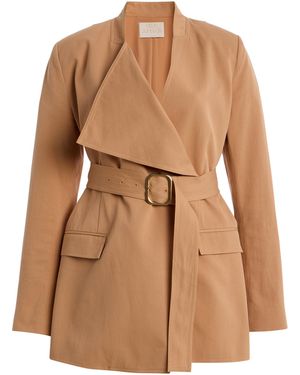 Ulla Johnson Zehra Draped Blazer - Natural