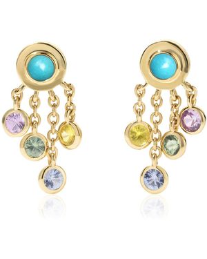 Eden Presley Sapphire Shaker Earrings - Blue