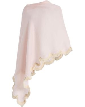 Posse Exclusive Essie Fringed Linen Wrap - Pink