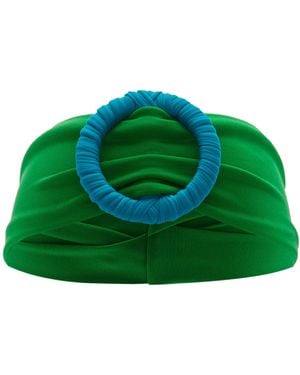 Pardo Hats Exclusive Riviera Quin Buckled Headband - Green