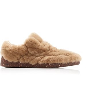 Gabriela Hearst Ohio Shearling Trainers - Natural