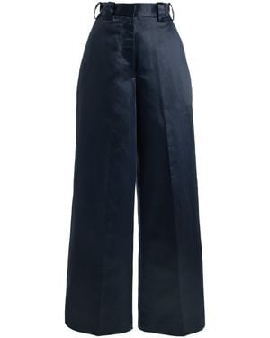 Niccolò Pasqualetti Campo Wide-Leg Trousers - Blue